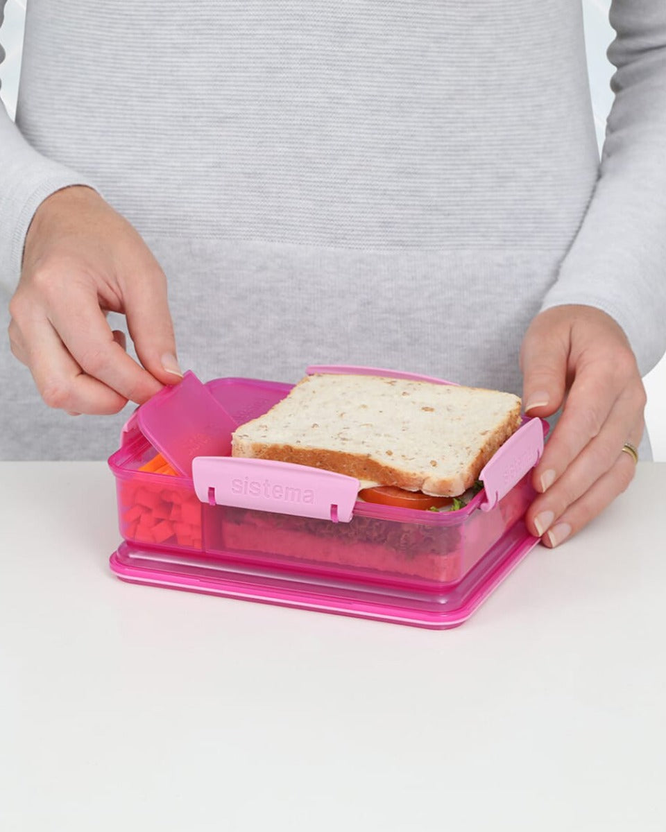 Sistema Snack Attack Duo 975ML Pink