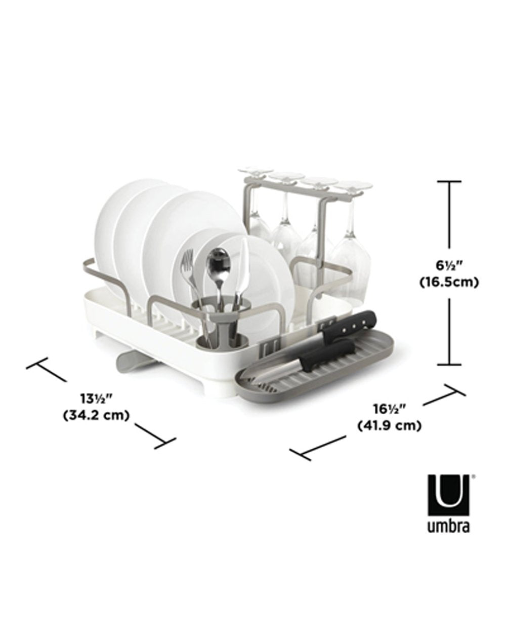 Umbra Holster Dish Rack White