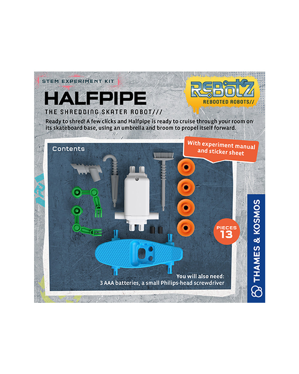 Thames & Kosmos ReBotz Halfpipe STEM Experiment Kit