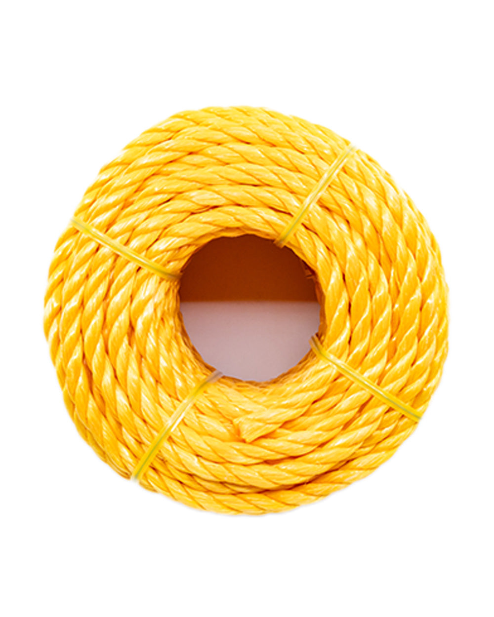 Wellington Cordage 3/8"x100' Yellow Poly Rope