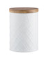 Typhoon Embossed Tea Storage White
