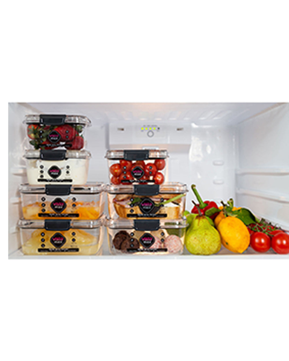 Visto Max 4 Liter Cube Storage Container with Clear Base & Lid