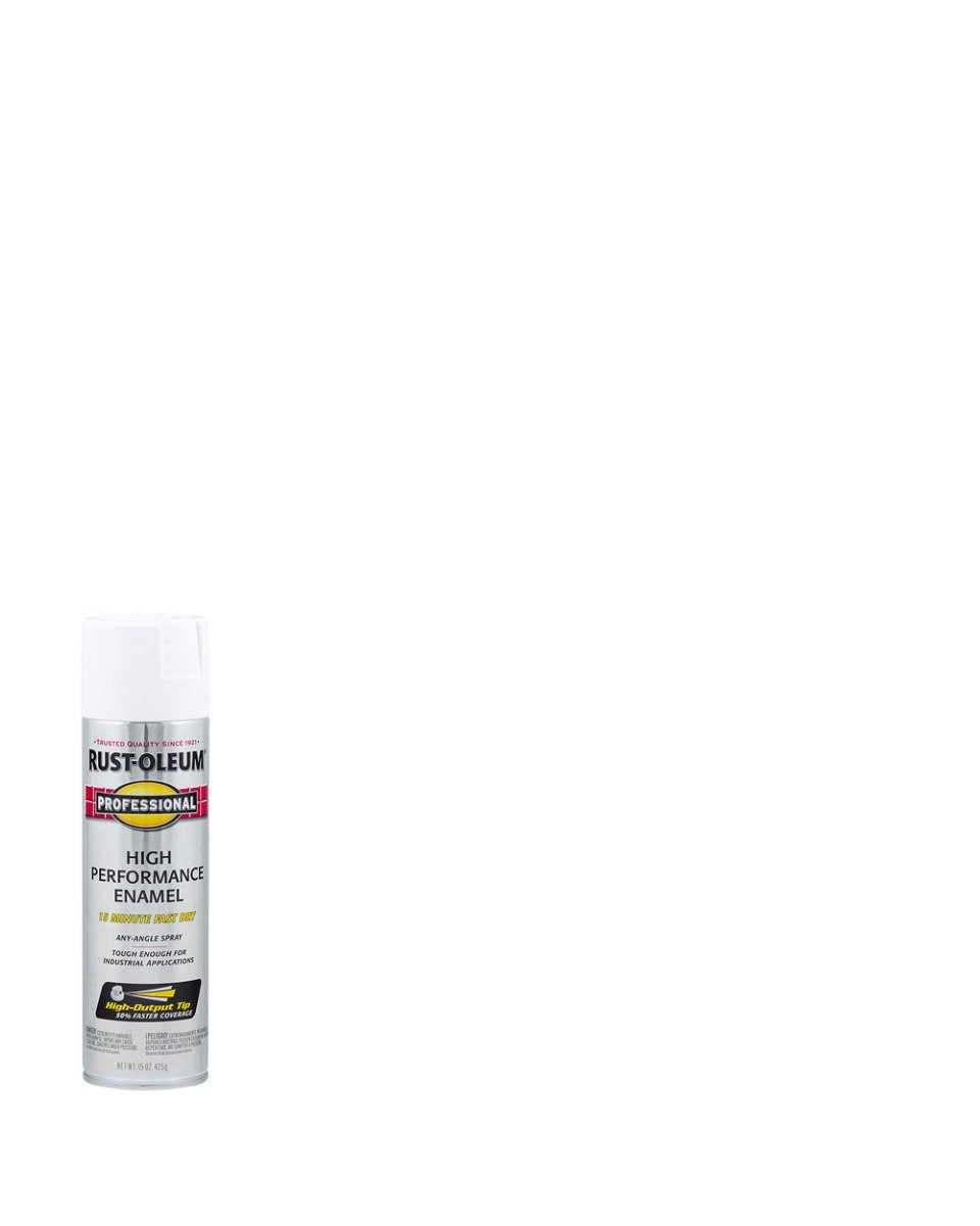 RustOleum Profession Enamel Spray Gloss White 15Oz