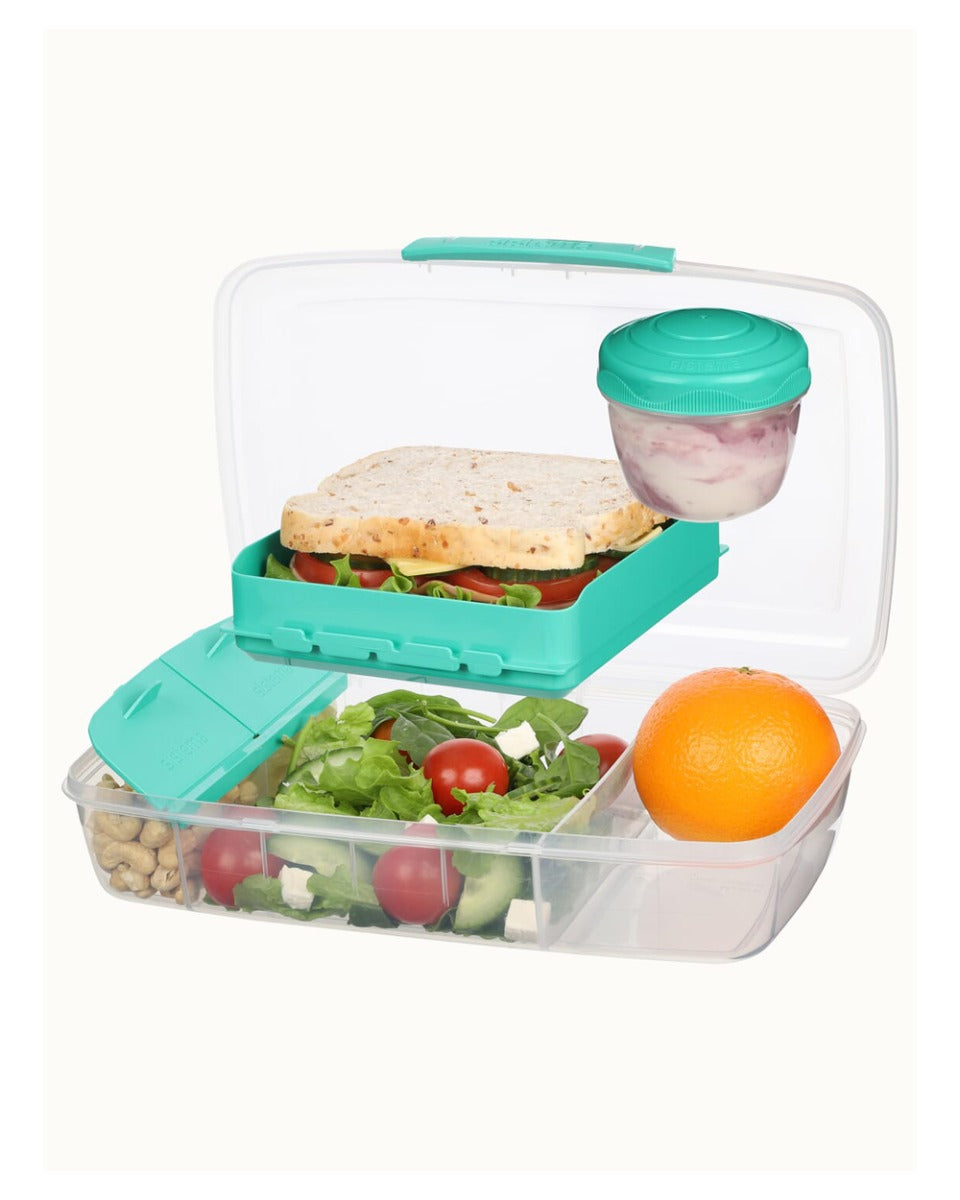 Sistema 1.76 Litre Bento Box To Go Teal