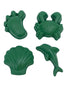 Scrunch Moulds Dark Moss Green
