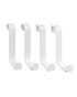 Wenko Door Hooks White Matte 4 Pieces