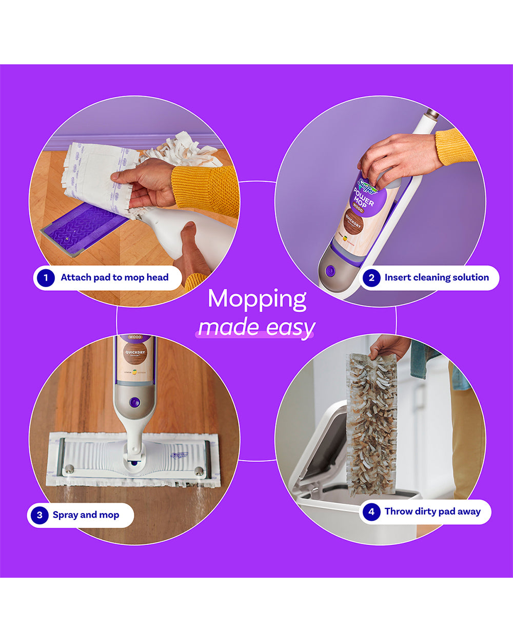 Swiffer Wood Power Mop Kit
