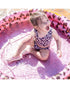 Swim Essentials Rose Gold Leopard Printed Children's Pool 100cm 2 Rings