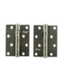 Homesmiths Bearing Hinges 4 inch Chrome Plated