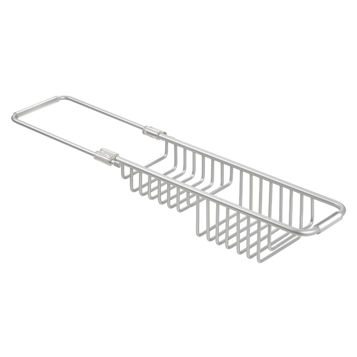 iDesign Metro Aluminum Over Sink Caddy Silver