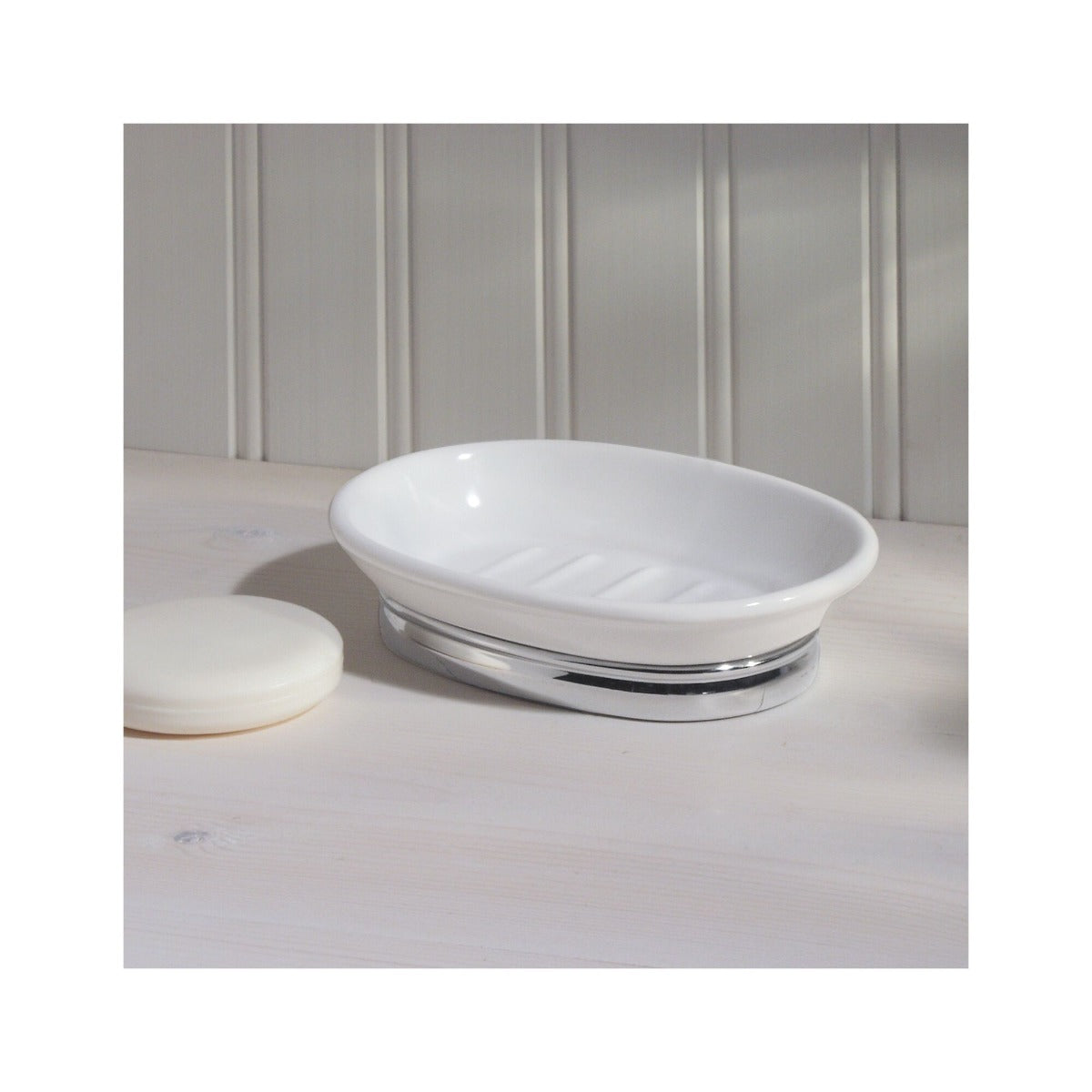 iDesign York Soap Dish White