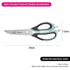 Fissman Multifunction Kitchen Scissors 23cm Stainless Steel