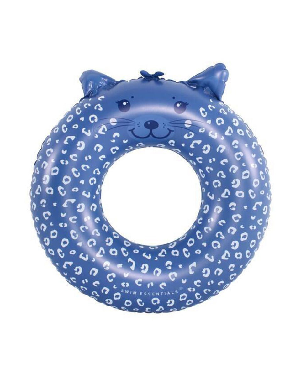 Swim Essentials Green leopard Printed Animal Swimring 55cm