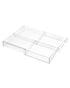 The Home Edit Angled Expandable Drawer Organizer Clear
