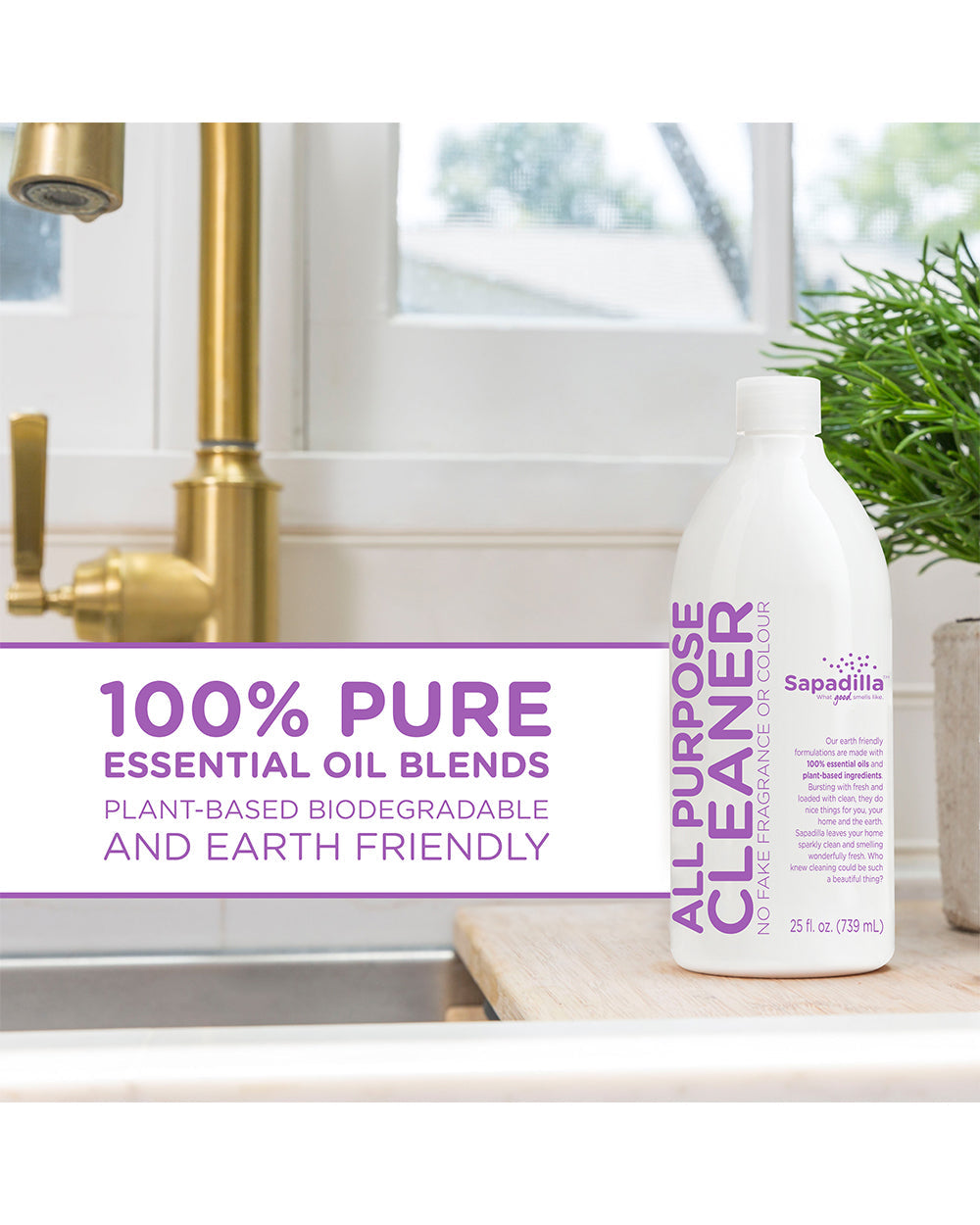Sapadilla 25oz All Purpose Cleaner Sweet Lavender + Lime