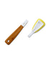 Full Circle Laid Back Replaceable Dish Washing Sponge Bamboo Handle