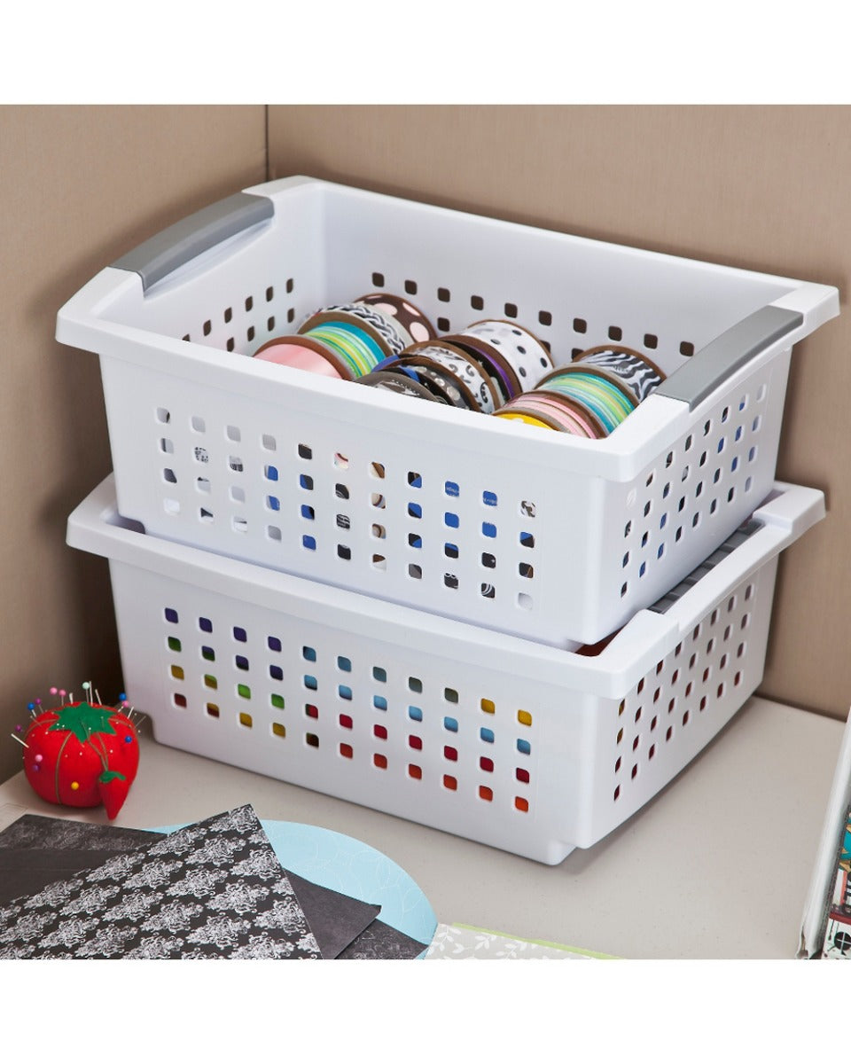 Sterilite Medium Stacking Basket