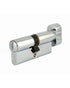 Yale 500 Series Double Euro Profile Cylinder 35+35 Key Plus Coin Polished Brass CH1453