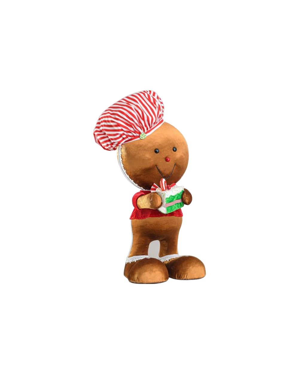 Swift 77cm Gingerbread Man with Cake Ornament