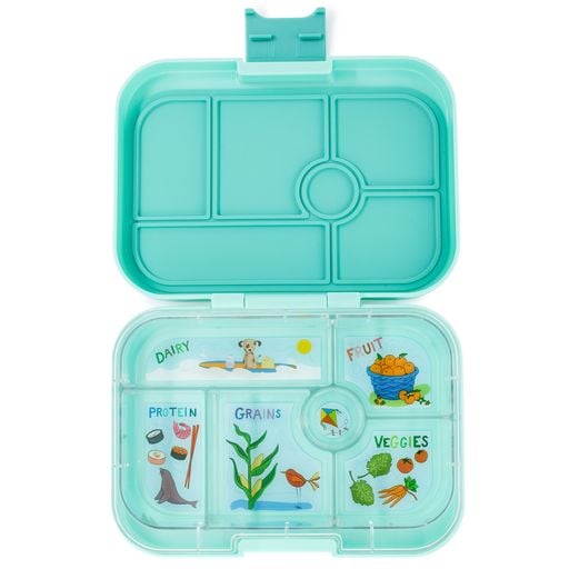 Yumbox  6-Compartment Bento Box Surf Green