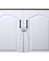 Vee Seven Baby Safety Invisible Button Cabinet Lock