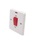 Tenby DP Socket 45Amp With Power Indicator