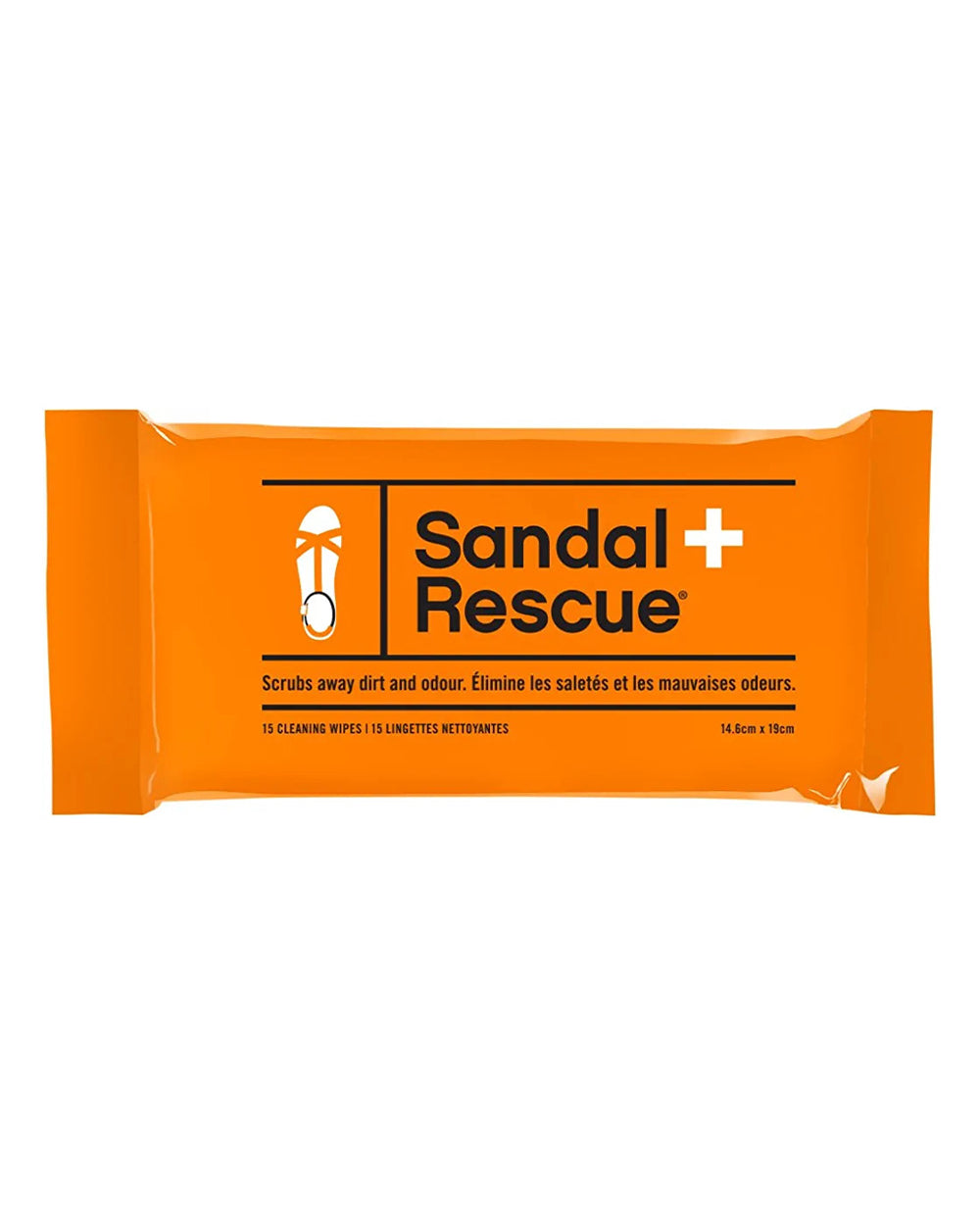 Sandal Rescue All Natural Cleaning Resealable Wipes Pack of 15