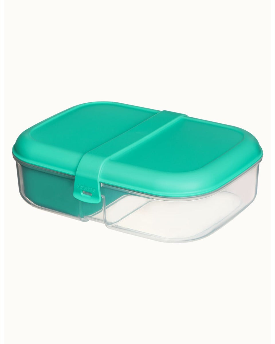 Sistema 1.1 Litre Ribbon To Go Lunch Box Teal