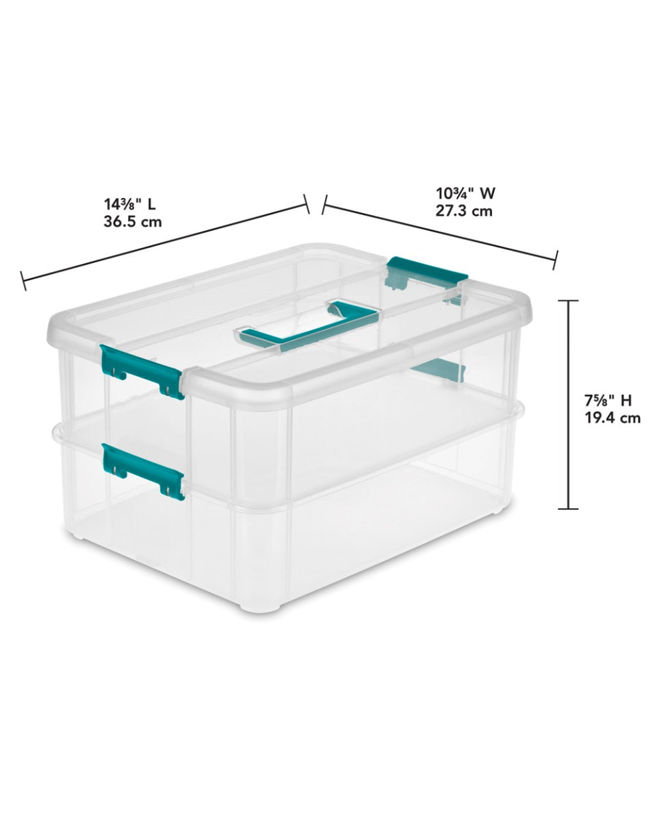 Sterilite 2 Layer Hand Box/Tray