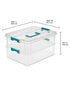 Sterilite 2 Layer Hand Box/Tray