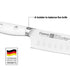 Fissman 5 Inches Santoku Knife Linz Steel