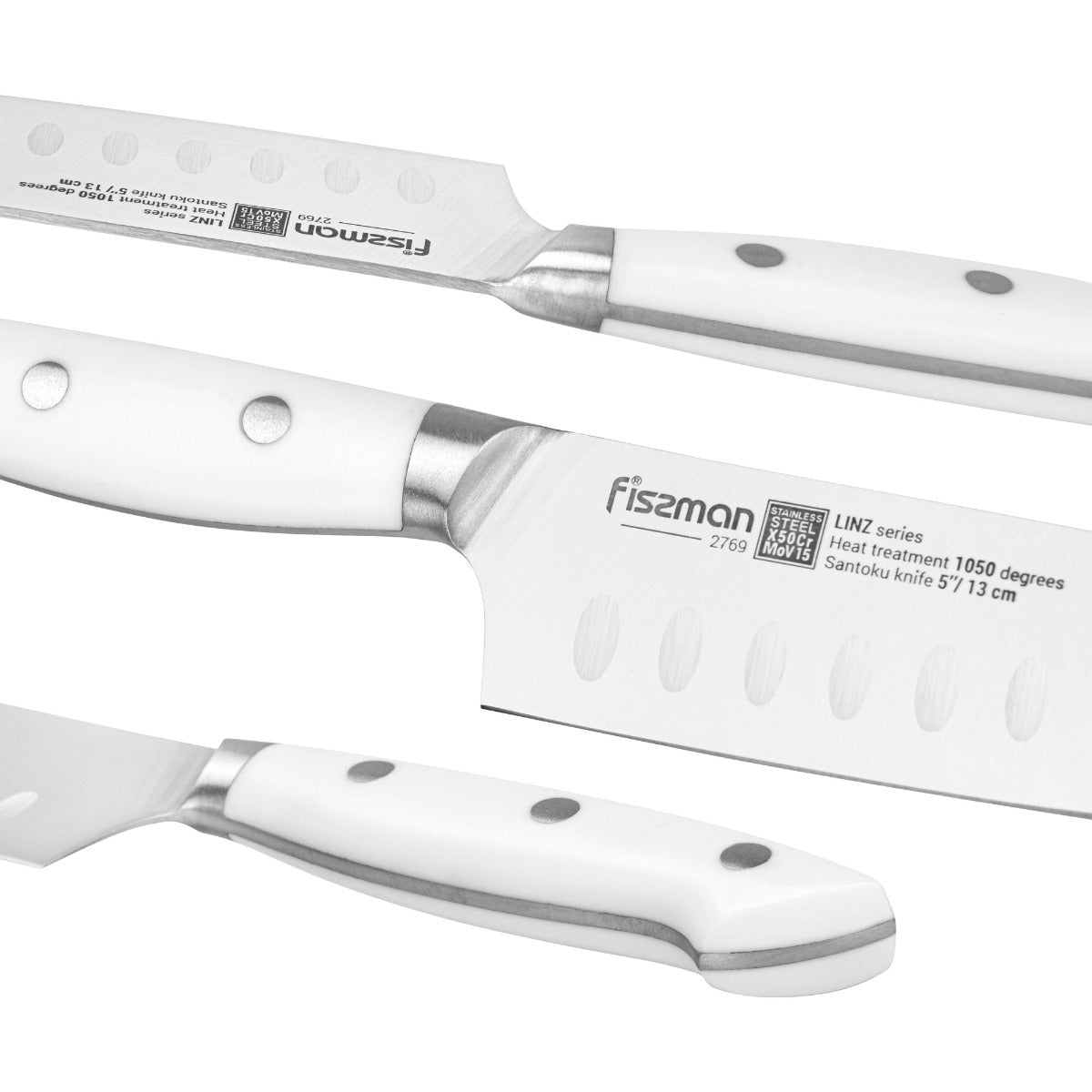 Fissman 5 Inches Santoku Knife Linz Steel
