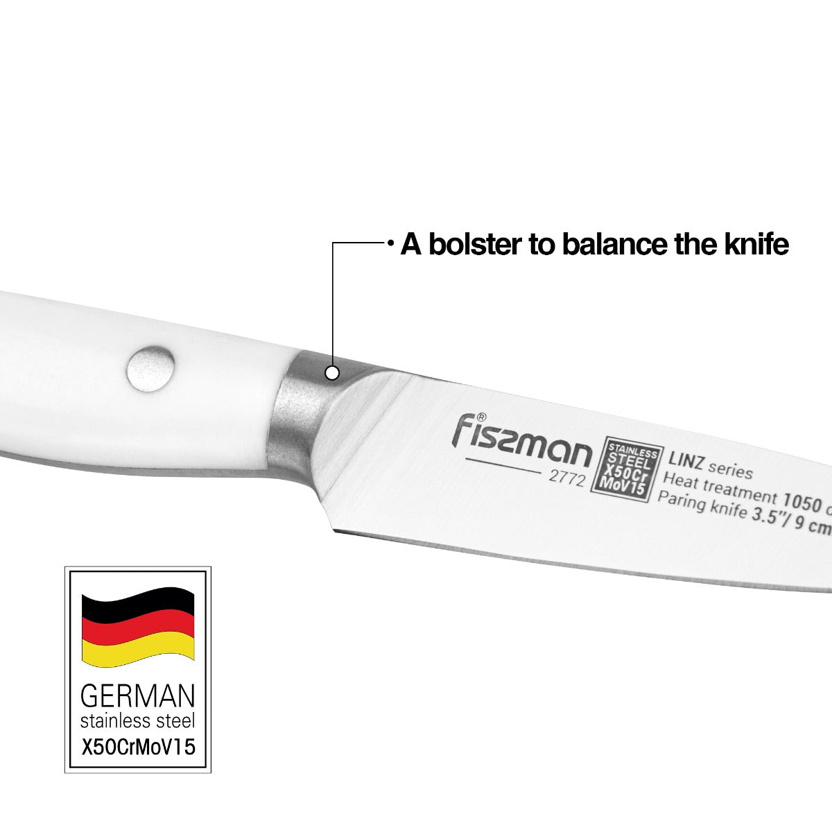 Fissman 3.5 Inches Paring Knife Linz Steel
