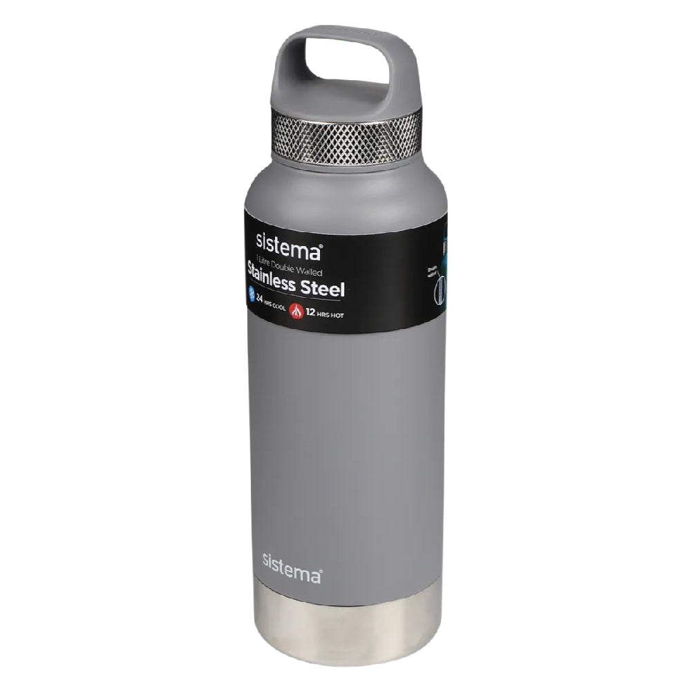 Sistema 1L Double Walled Stainless Steel Vacuum Insulated Bottle