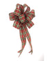 Scotch Plaid Wired Bow