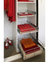 Tansel Wardrobe Pull Out Drawers with Slides L 396 x H 100 x W 485 mm