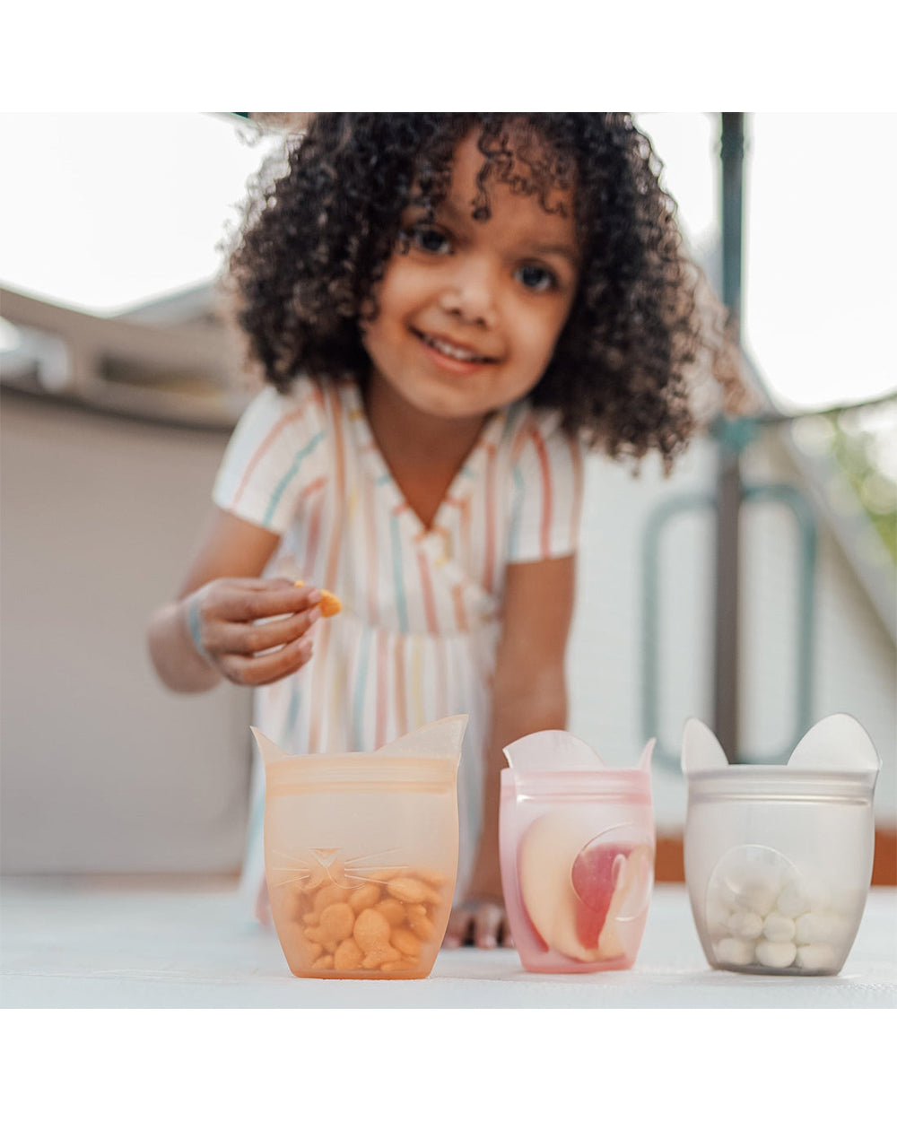 Zip Top Baby Snack Container Set of 4