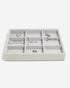 Stackers Classic Statement Earring Holder Oatmeal