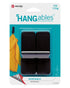 VELCRO HANGables Medium Removable Wall Hooks 2 Count Black