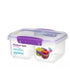 Sistema Medium Split To Go 835ml Purple Clip