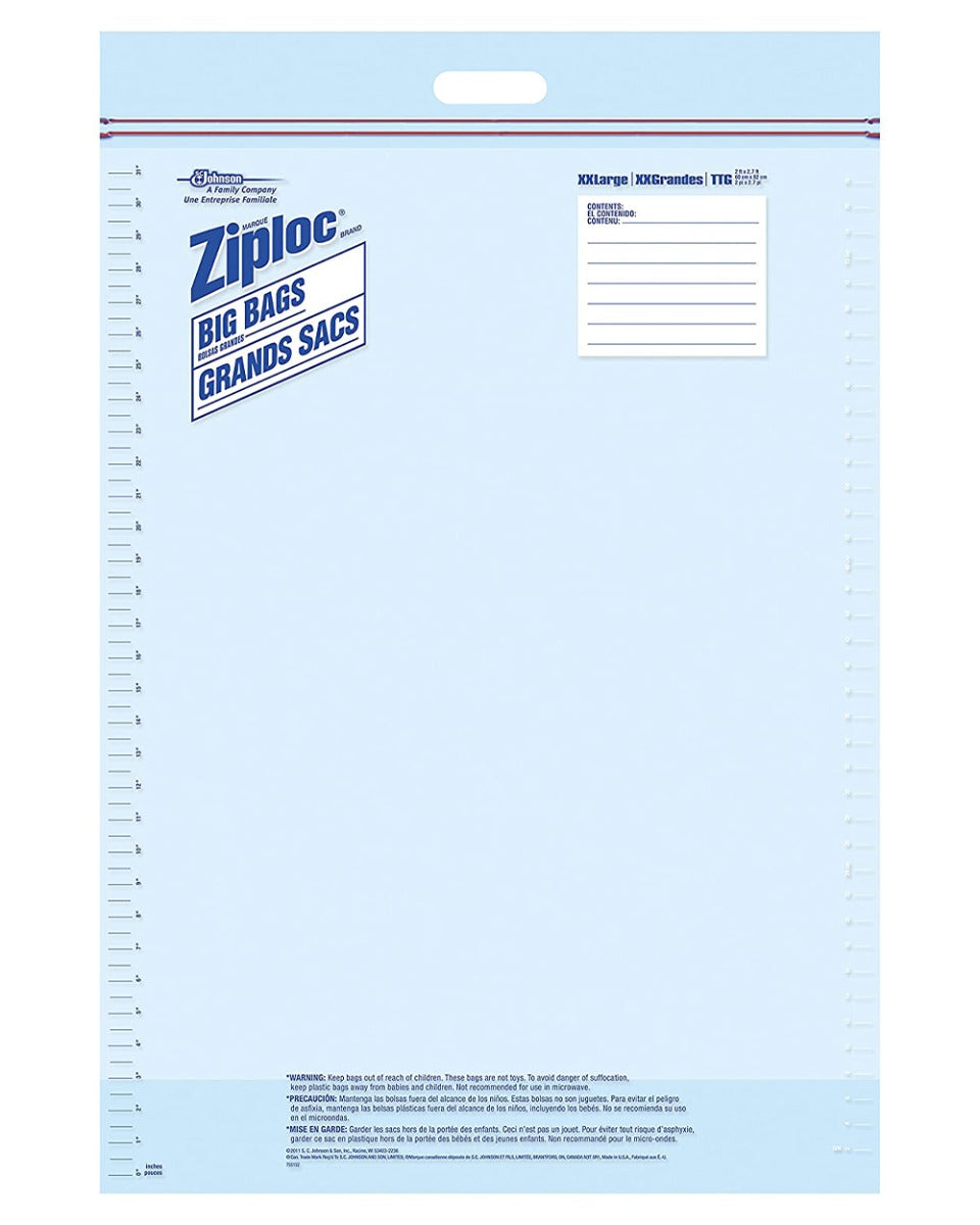 Ziploc 3 Pack XXL Heavy Duty Big Bag