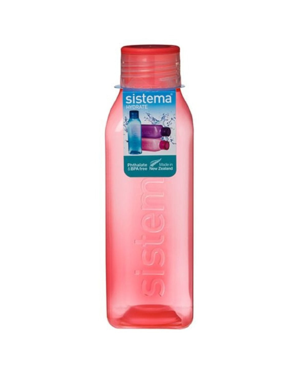 Sistema 1 Liter Square Bottle Orange