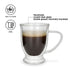 Fissman Set of 2 Double Wall Mugs 270ML Borosilicate Glass