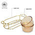 Fissman Set Of 2 Bowls 26 X 10.5 X 5.7 cm With Metal Stand