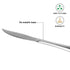 Fissman Set of 3 Steak Knives Flavia 22.5cm Stainless Steel