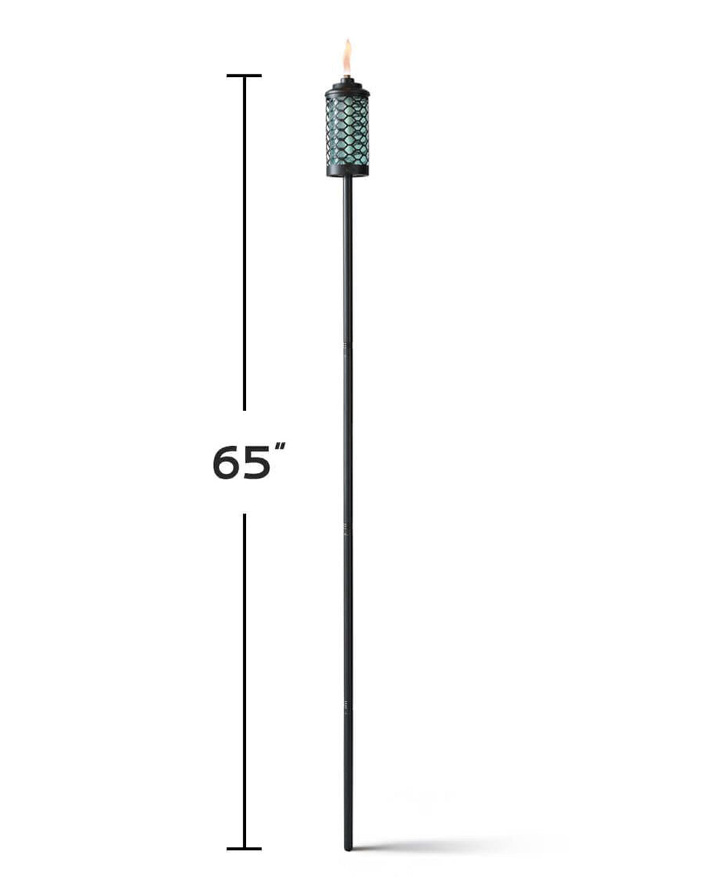 Tiki Brand 65 inch Honeycomb Glass Torch