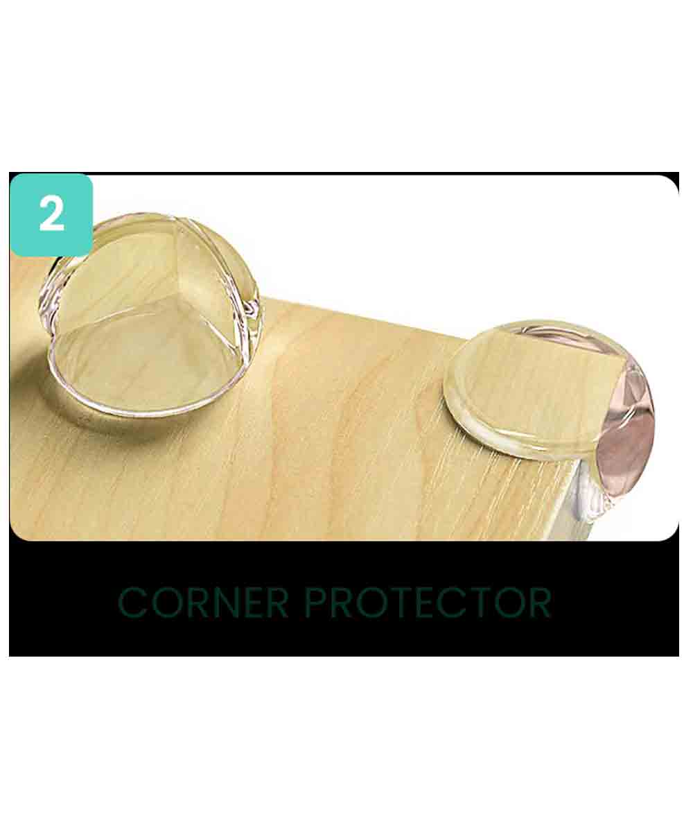 Sybils Childproofing 40pcs Home Safety Kit | 6 Adjustable Cabinet Locks | 4 Door Stoppers | 4 U Locks | 12 Corner Guards | 14 Socket Covers | Home Safeguarding | Ideal Gift For Newborns Proofing Safety Kit