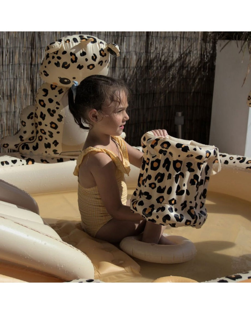 Swim Essentials Beige Leopard Adventure Pool 210 cm