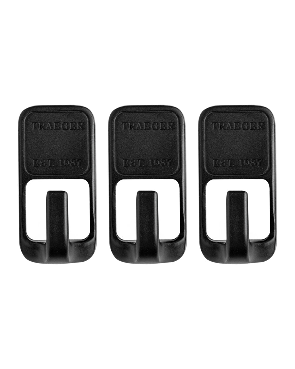 Traeger Magnetic Wooden Hooks Black Pack of 3