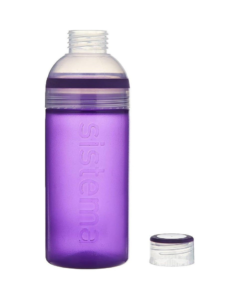 Sistema 580ml Trio Bottle Purple